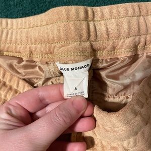 Mustard club Monaco shorts with silky inlay